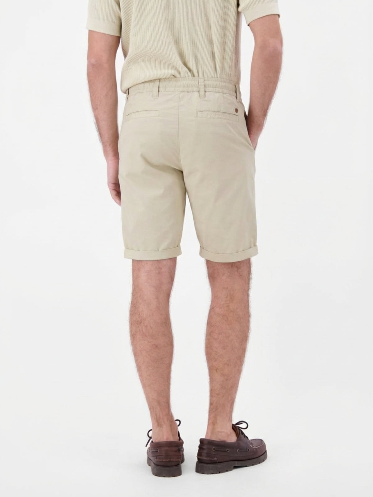 Kurze Chino aus leichtem Baumwollmix - Chino Shorts