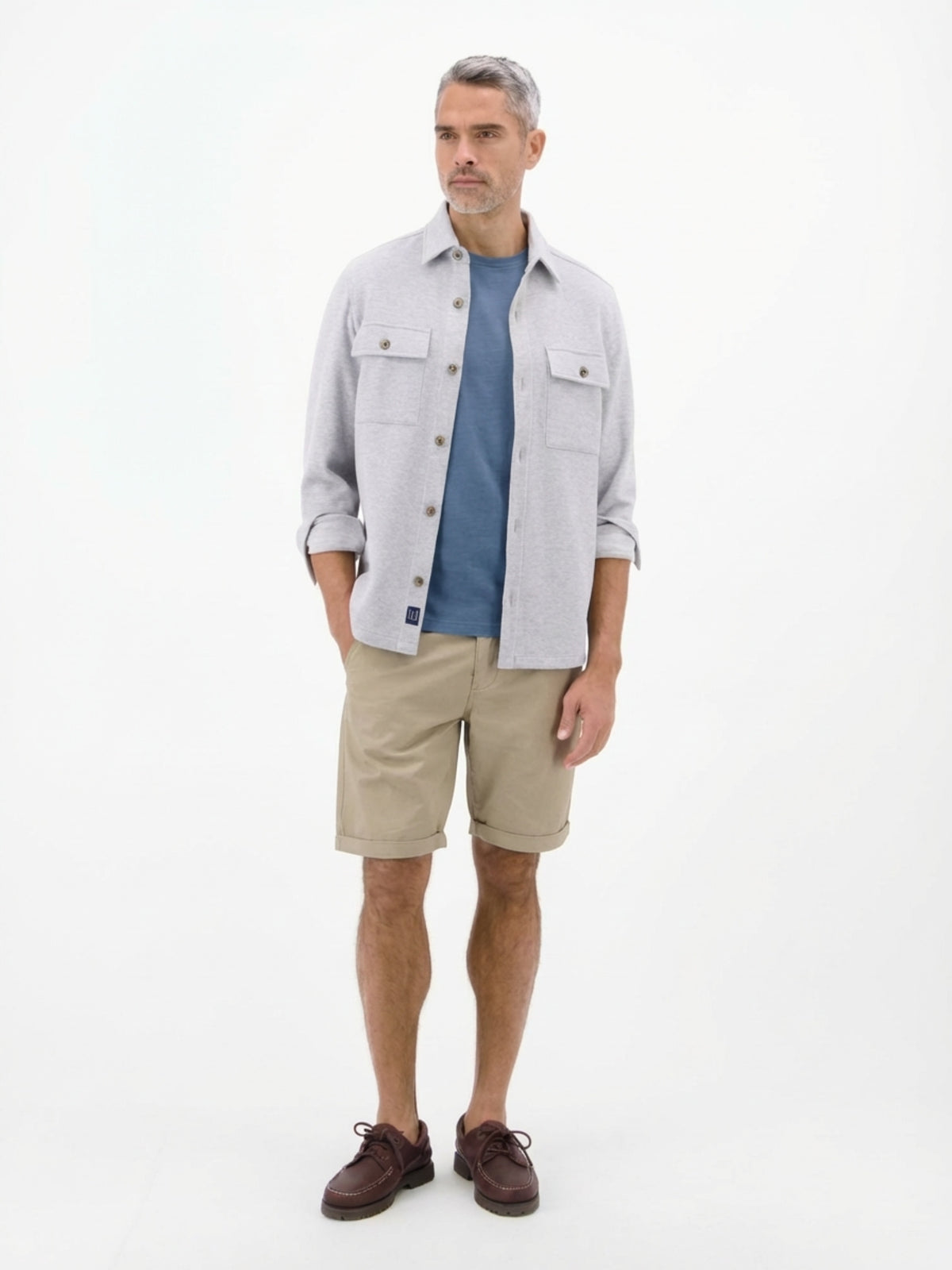 Kurze Chino aus leichtem Baumwollmix - Chino Shorts
