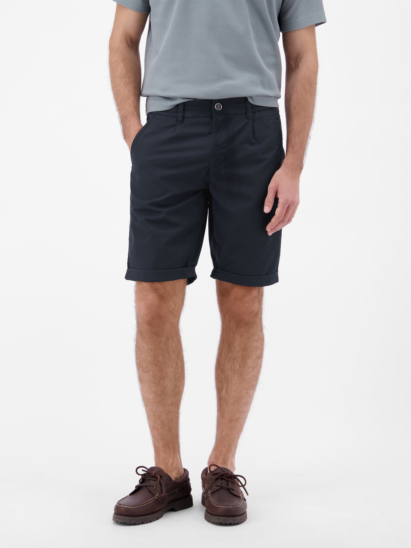 Kurze Chino aus leichtem Baumwollmix - Chino Shorts