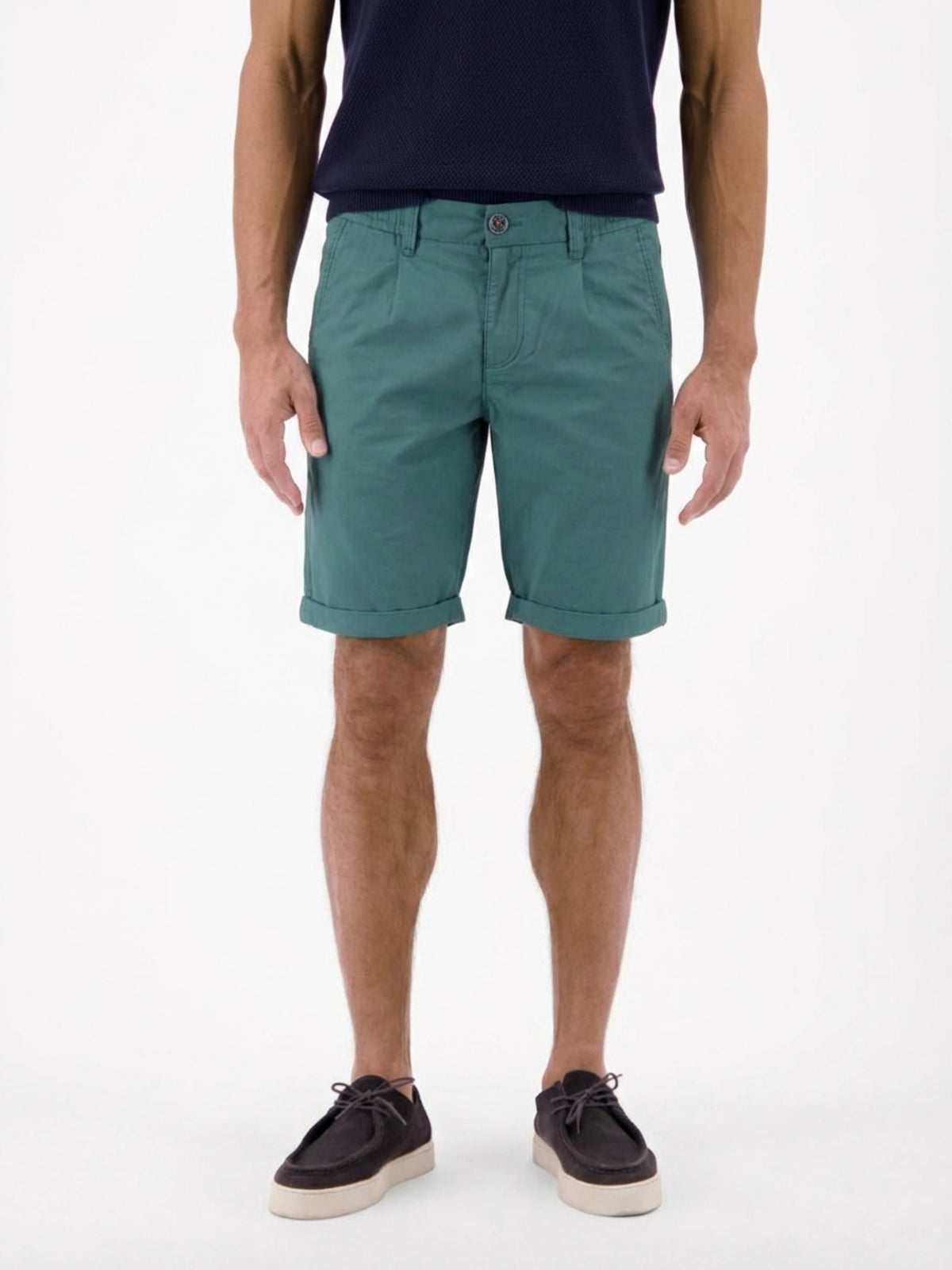 Kurze Chino aus leichtem Baumwollmix - Chino Shorts