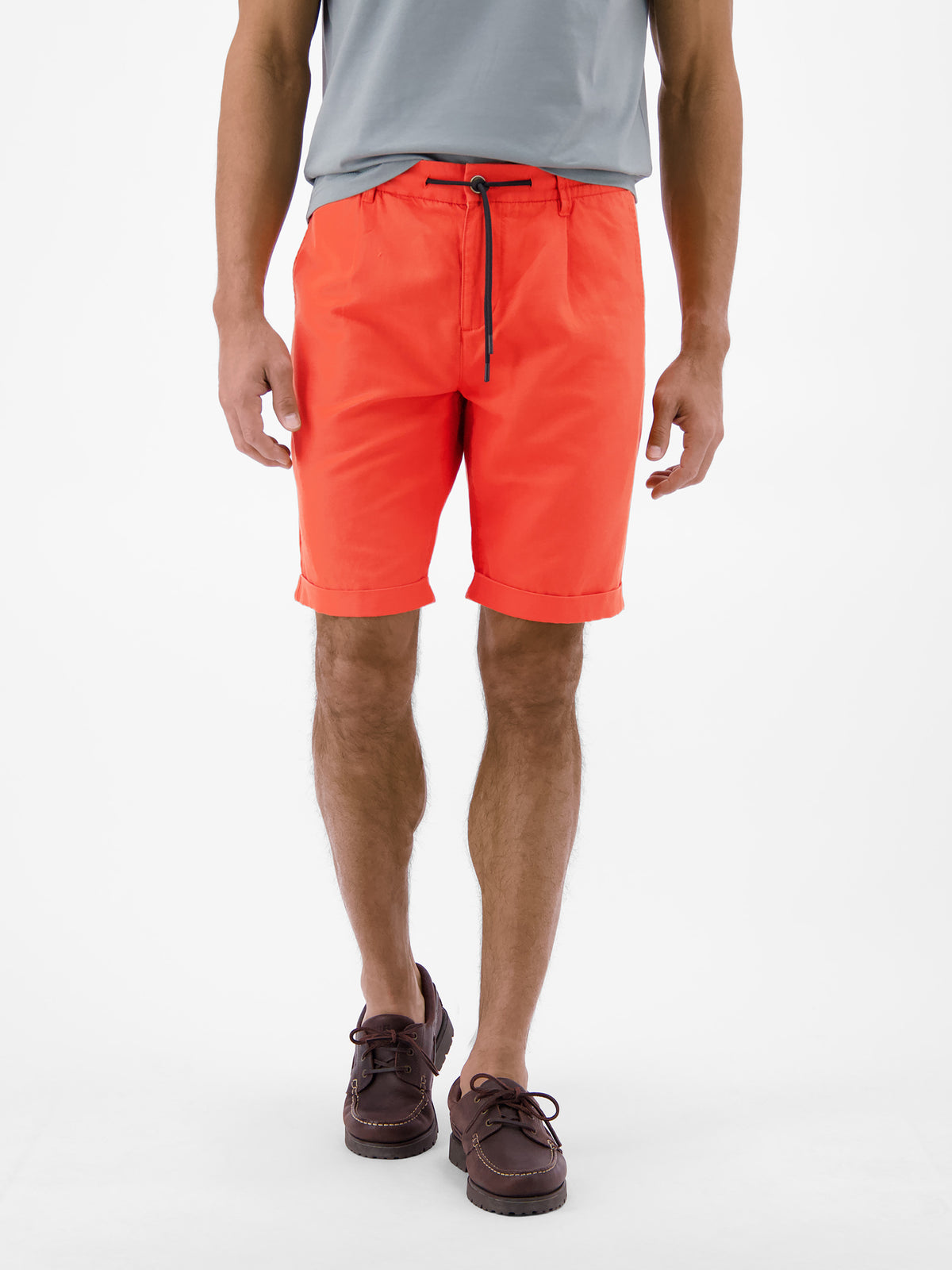 Chino-Shorts aus Baumwoll-Leinen-Mischgewebe - Chino Shorts