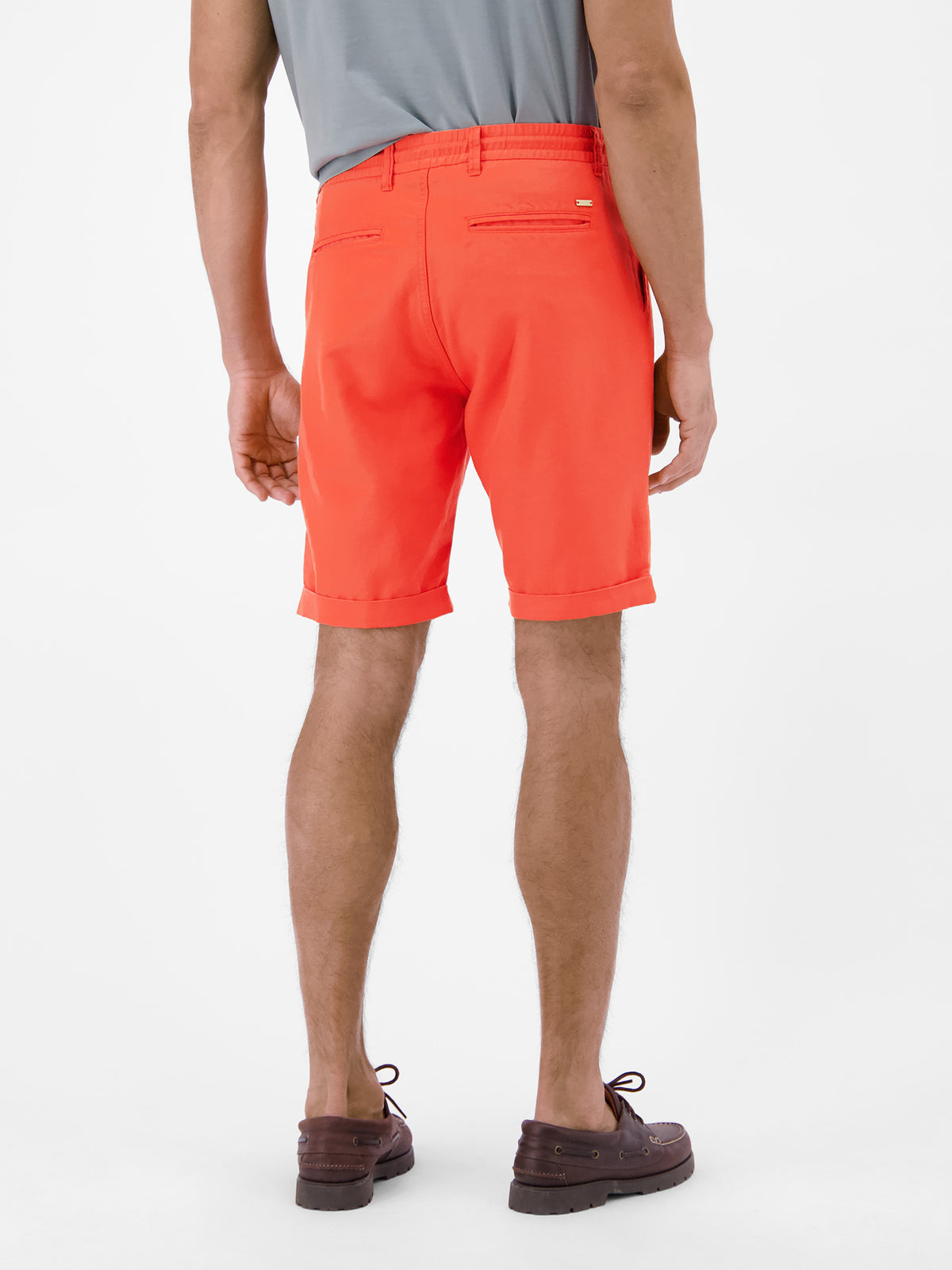 Chino-Shorts aus Baumwoll-Leinen-Mischgewebe - Chino Shorts