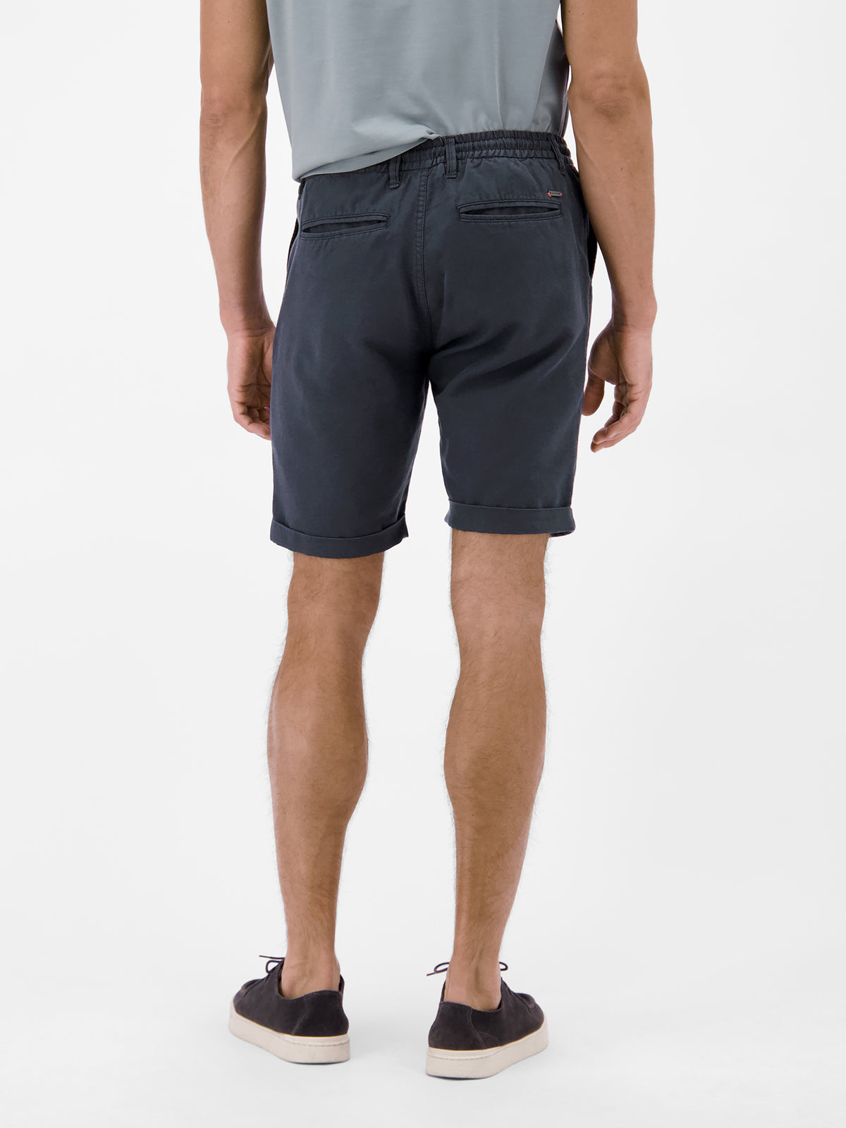 Chino-Shorts aus Baumwoll-Leinen-Mischgewebe - Chino Shorts