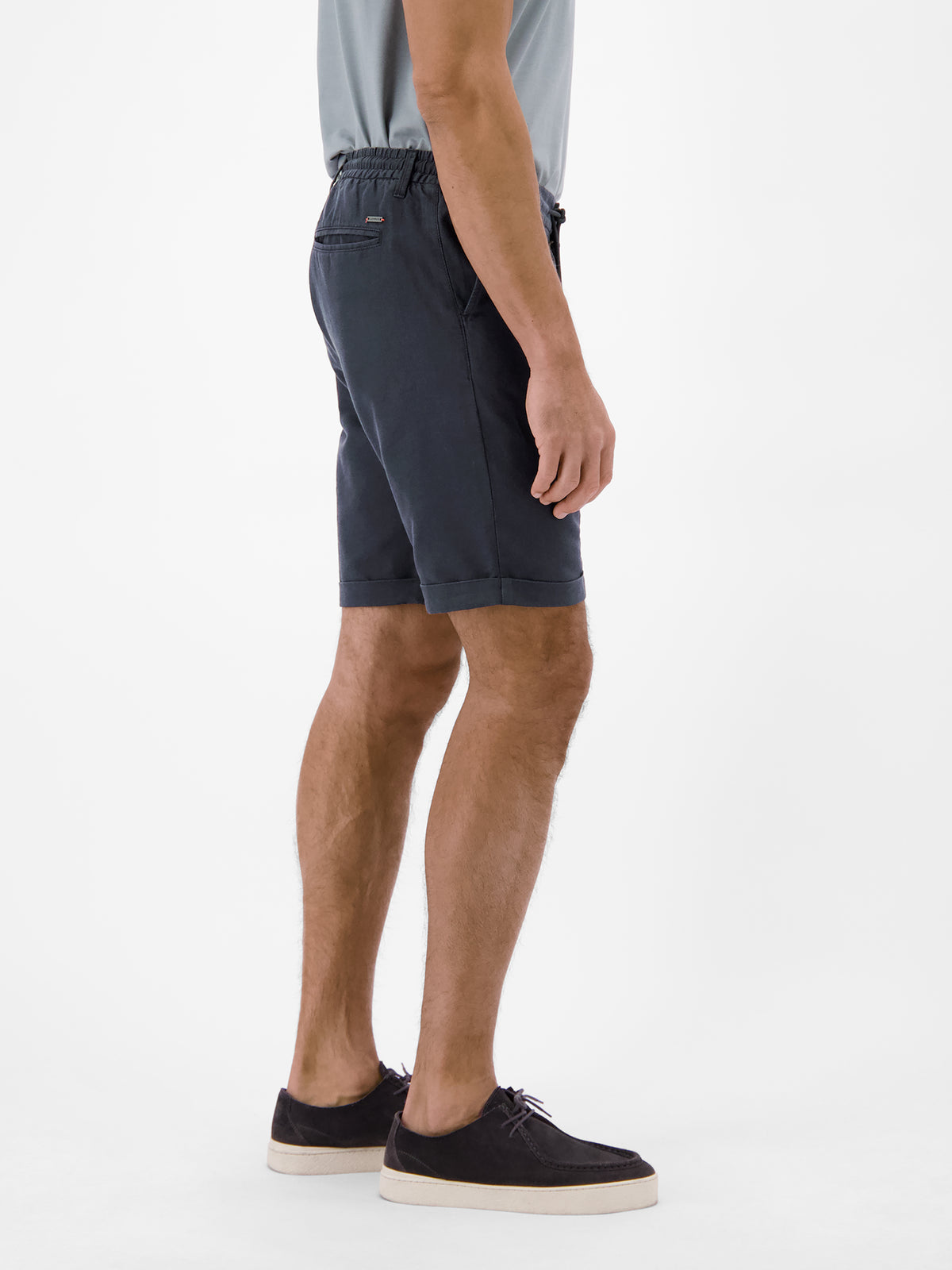 Chino-Shorts aus Baumwoll-Leinen-Mischgewebe - Chino Shorts