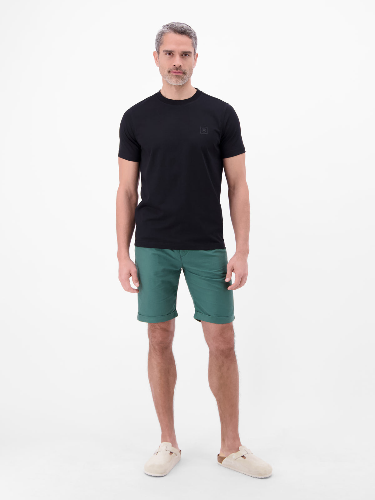Chino-Shorts aus Baumwoll-Leinen-Mischgewebe - Chino Shorts