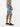 Denim Bermuda aus flexiblem Baumwollmischgewebe - Jeans Shorts