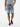 Denim Bermuda aus flexiblem Baumwollmischgewebe - Jeans Shorts