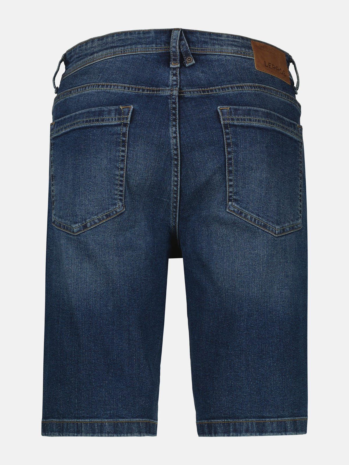 Denim Bermuda aus flexiblem Baumwollmischgewebe - Jeans Shorts