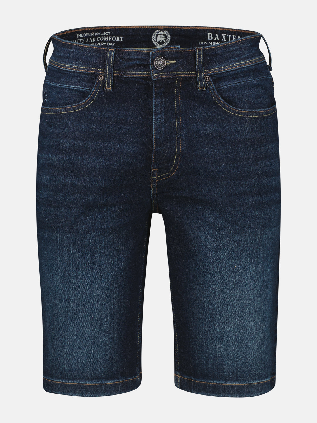 Denim Bermuda aus flexiblem Baumwollmischgewebe - Jeans Shorts
