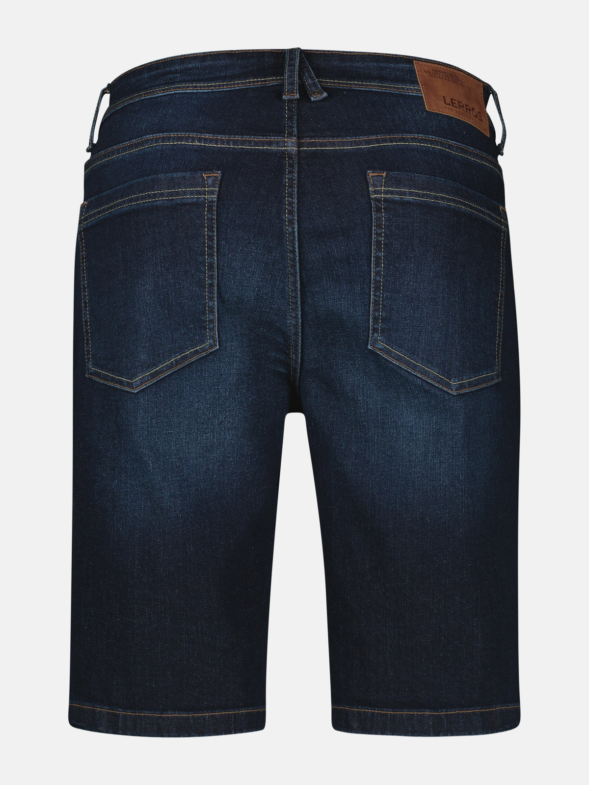 Denim Bermuda aus flexiblem Baumwollmischgewebe - Jeans Shorts
