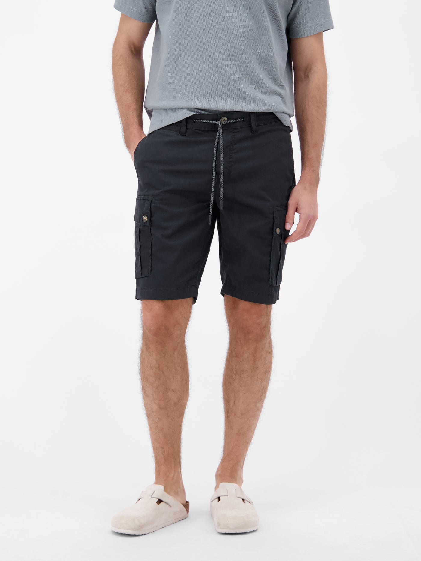 Cargo Bermuda aus hautfreundlichem Baumwollmix - Cargo Shorts