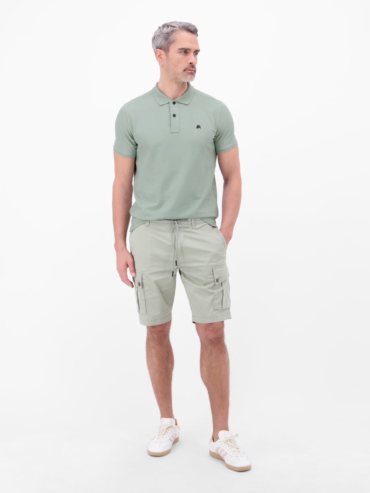 Cargo Bermuda aus hautfreundlichem Baumwollmix - Cargo Shorts