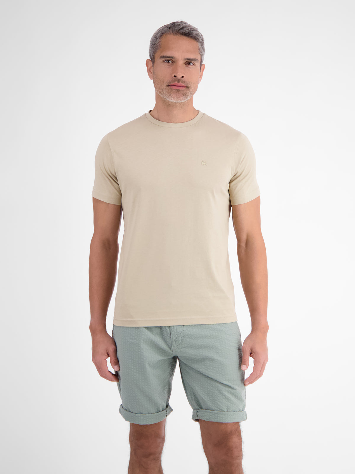 Klassisches T-Shirt aus reiner Baumwolle mit Rundkragen - T-Shirt Rundhals