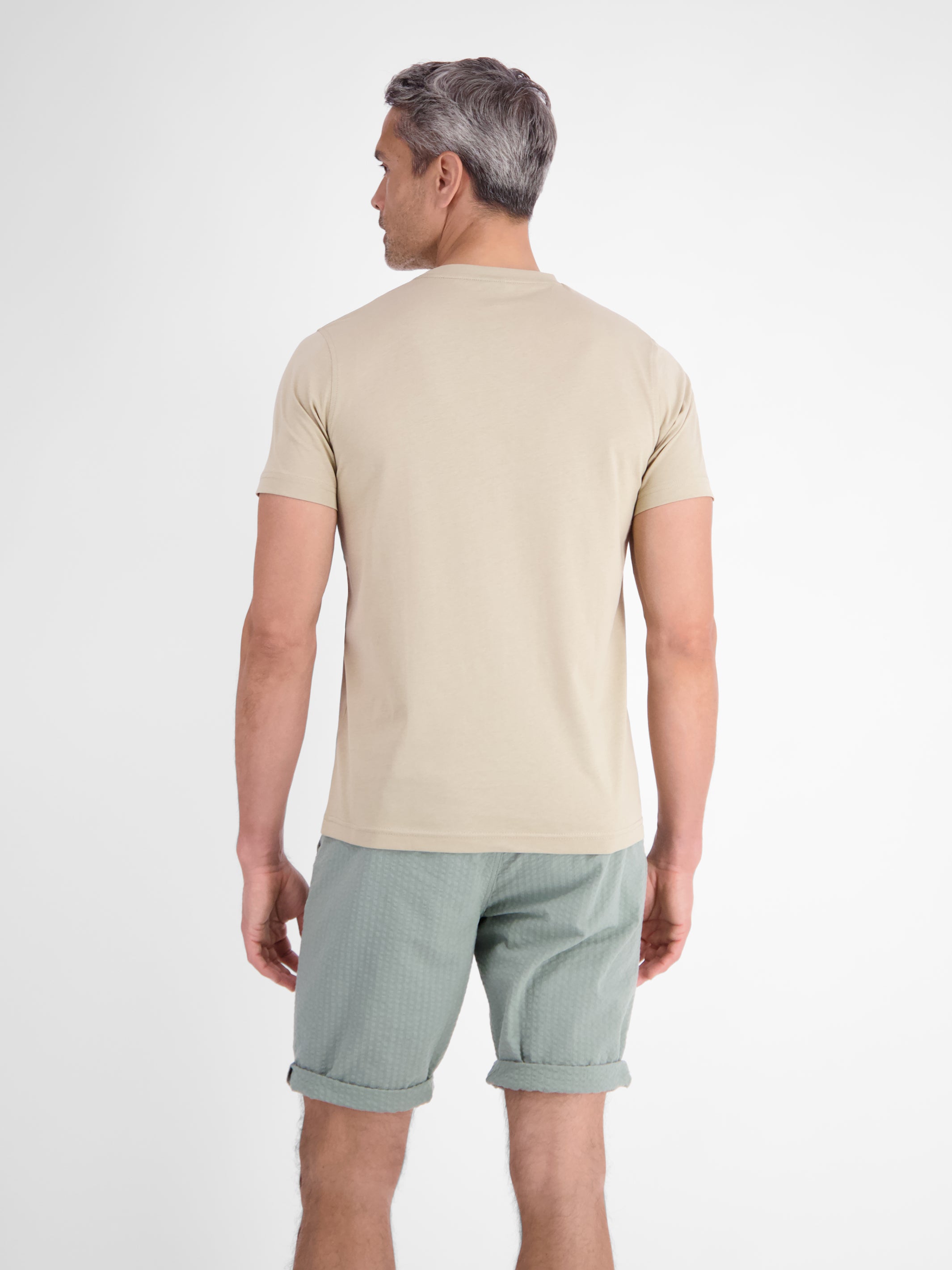 Klassisches T-Shirt aus reiner Baumwolle mit Rundkragen - T-Shirt Rundhals