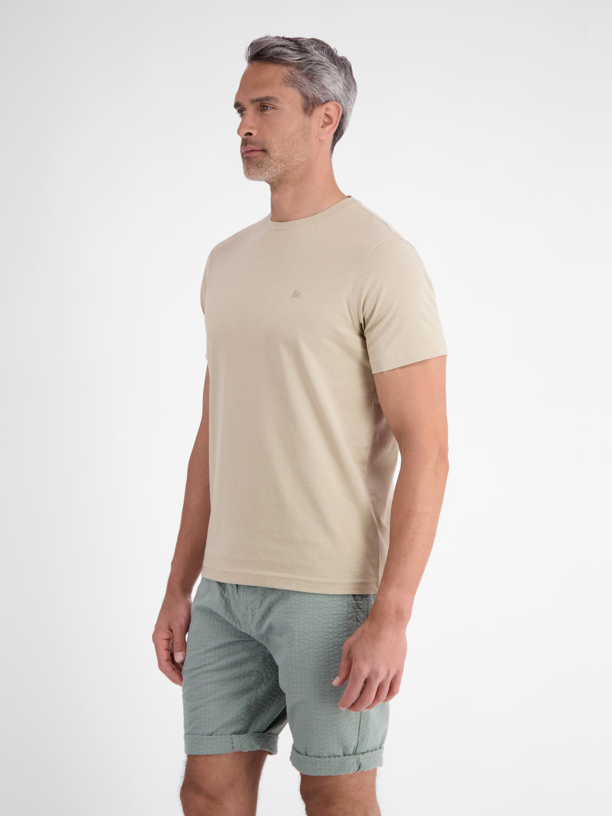 Klassisches T-Shirt aus reiner Baumwolle mit Rundkragen - T-Shirt Rundhals