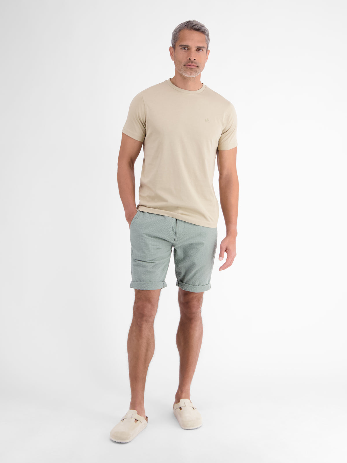 Klassisches T-Shirt aus reiner Baumwolle mit Rundkragen - T-Shirt Rundhals
