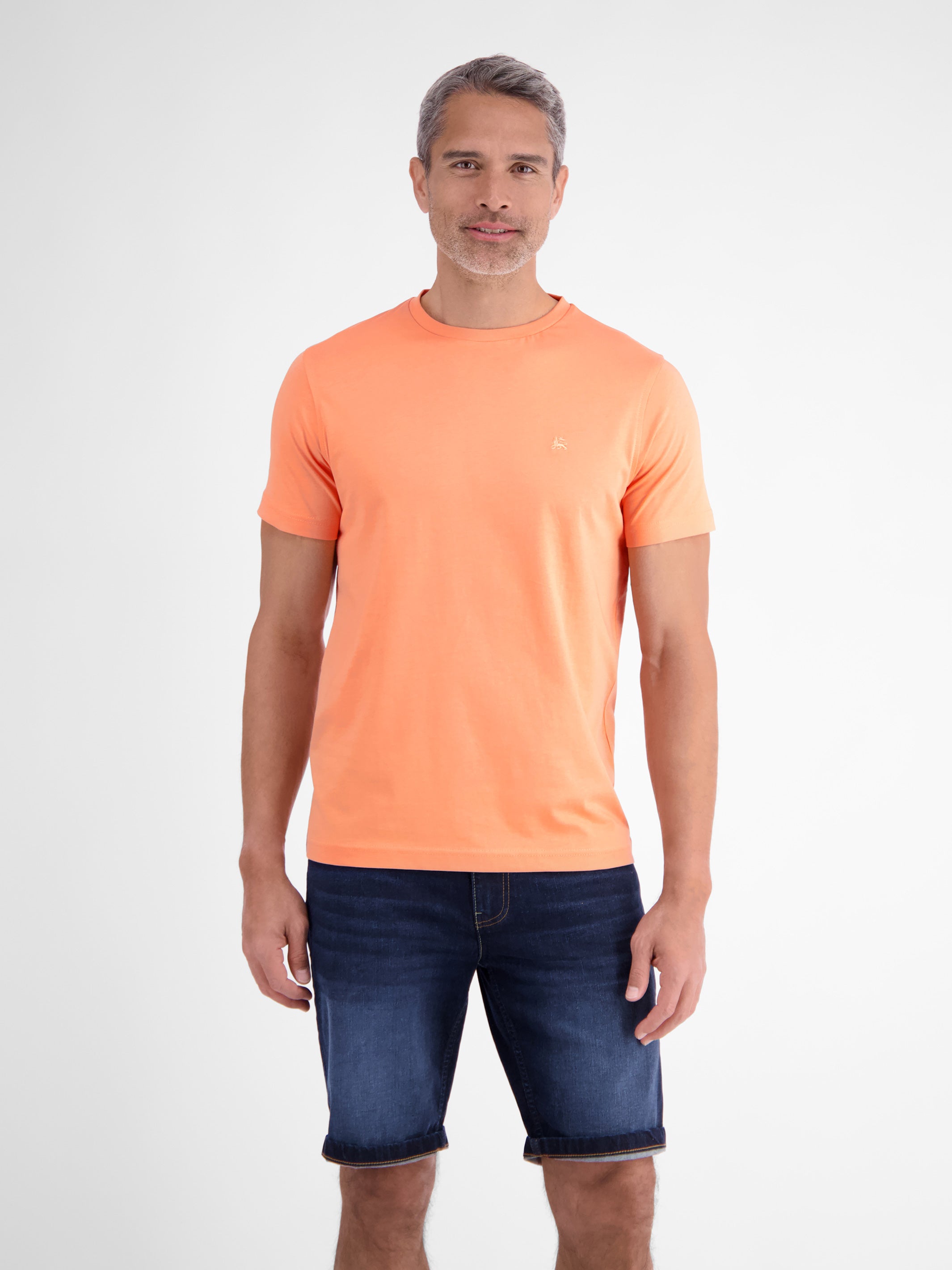 Klassisches T-Shirt aus reiner Baumwolle mit Rundkragen - T-Shirt Rundhals