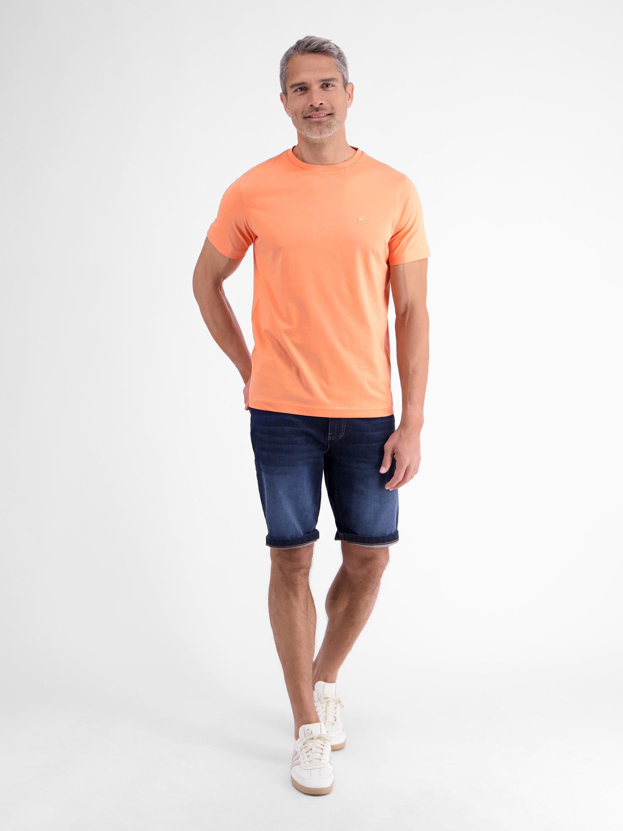 Klassisches T-Shirt aus reiner Baumwolle mit Rundkragen - T-Shirt Rundhals