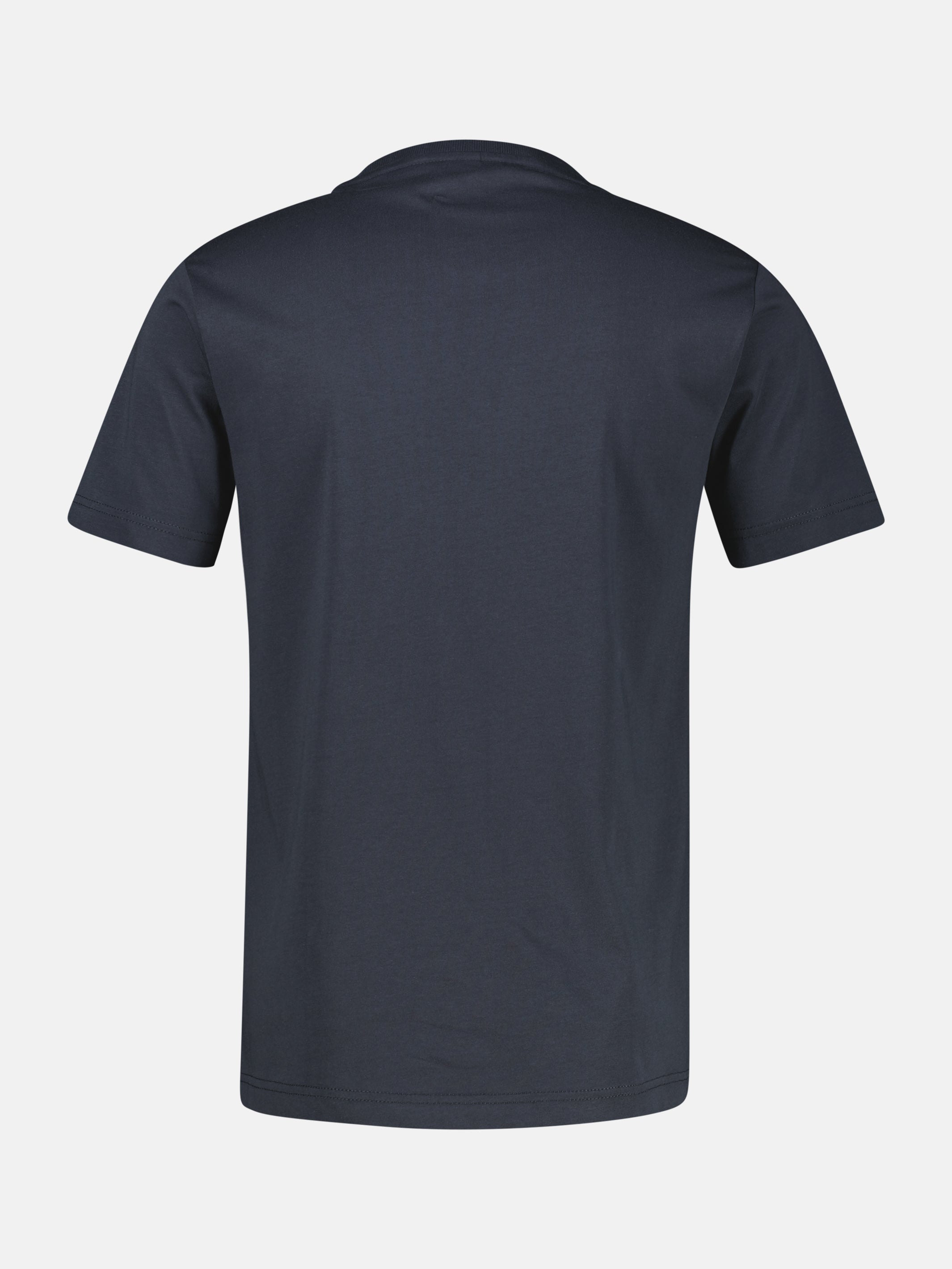 T-Shirt aus reiner Baumwolle mit Slogan-Print, große Größen - T-Shirt Rundhals