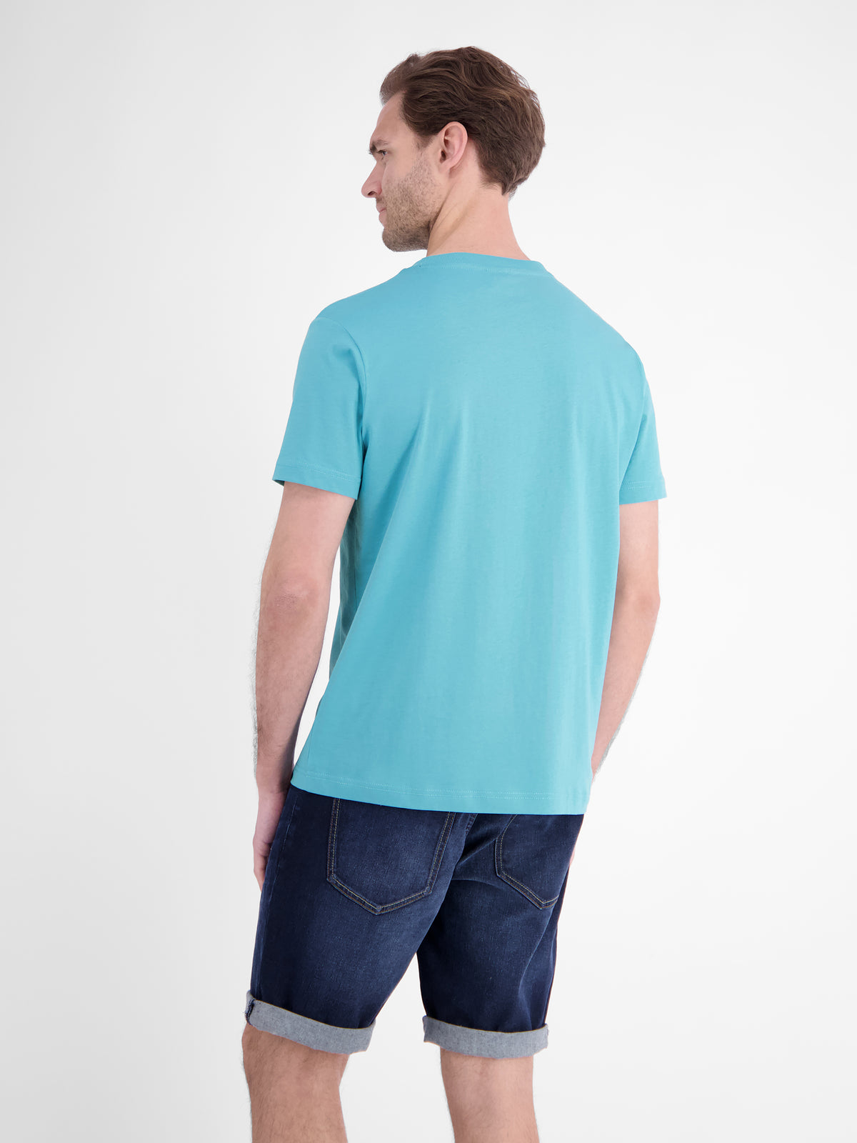 Sportliches T-Shirt aus Baumwolle mit coolem Slogan-Print - T-Shirt Rundhals