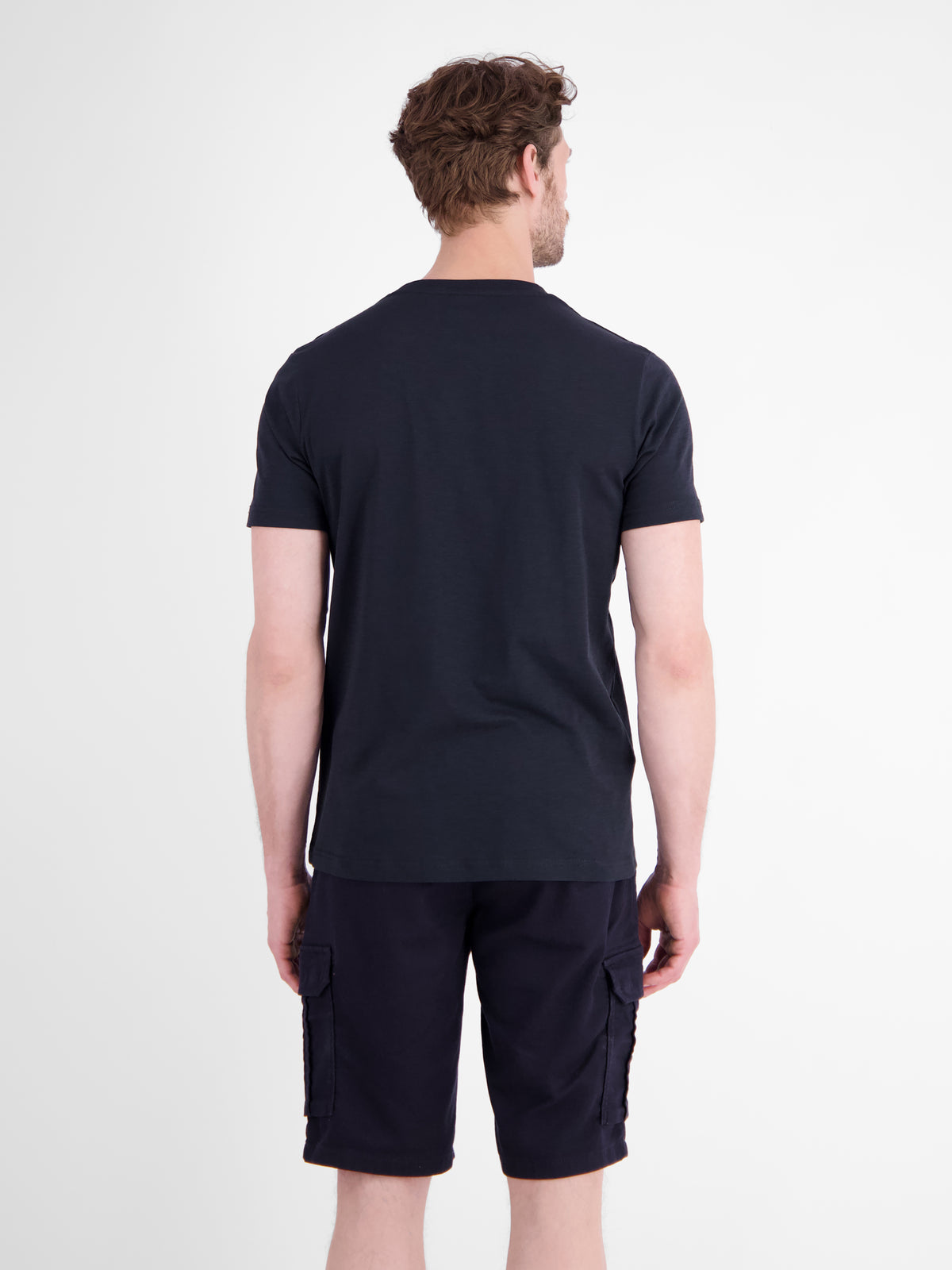 Sportliches T-Shirt mit Surfer-Motiv-Print, reine Baumwolle - T-Shirt Rundhals