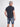 T-shirt in soft seersucker quality with comfortable O-neck