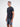 T-shirt in soft seersucker quality with comfortable O-neck