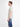 T-Shirt in Piquéqualität mit dezenten Querstreifen - T-Shirt Rundhals