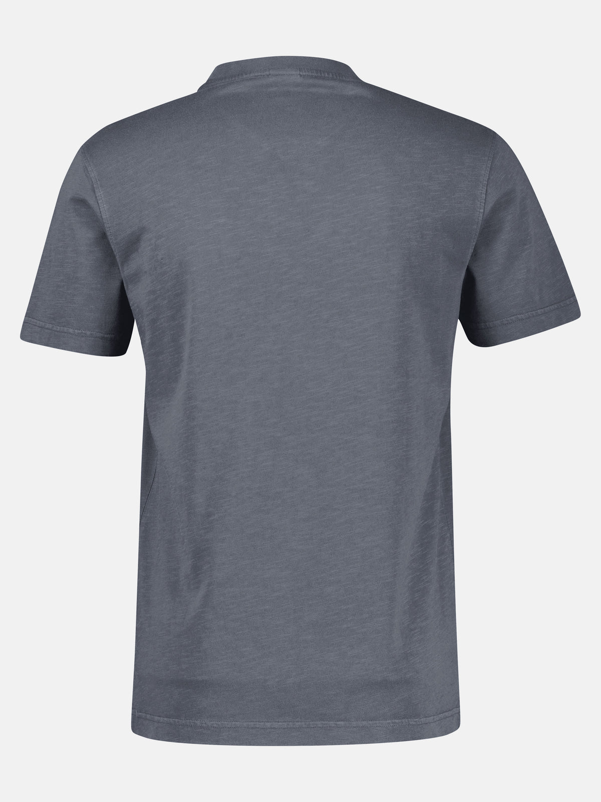 T-Shirt mit sportlichem V-Ausschnitt aus reiner Baumwolle - T-Shirt Rundhals