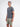 T-Shirt mit sportlichem V-Ausschnitt aus reiner Baumwolle
