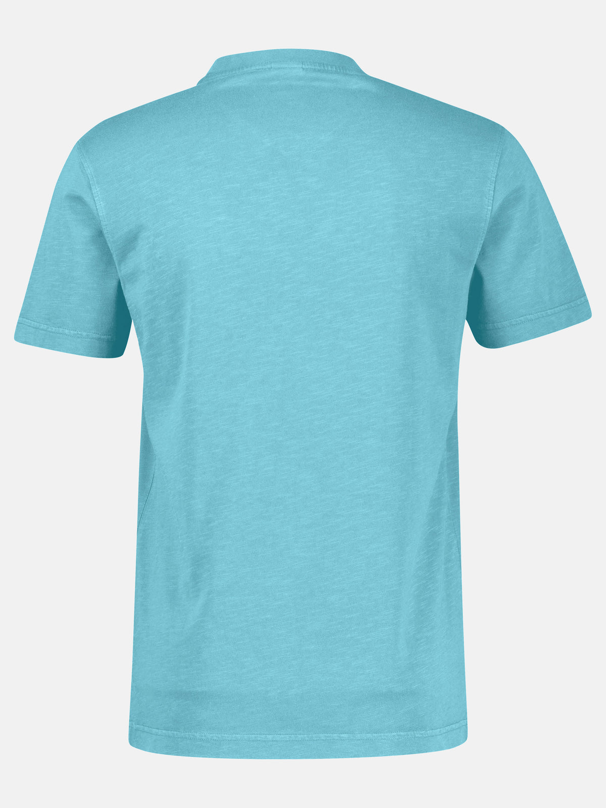 T-Shirt mit sportlichem V-Ausschnitt aus reiner Baumwolle - T-Shirt Rundhals
