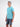 T-Shirt mit sportlichem V-Ausschnitt aus reiner Baumwolle