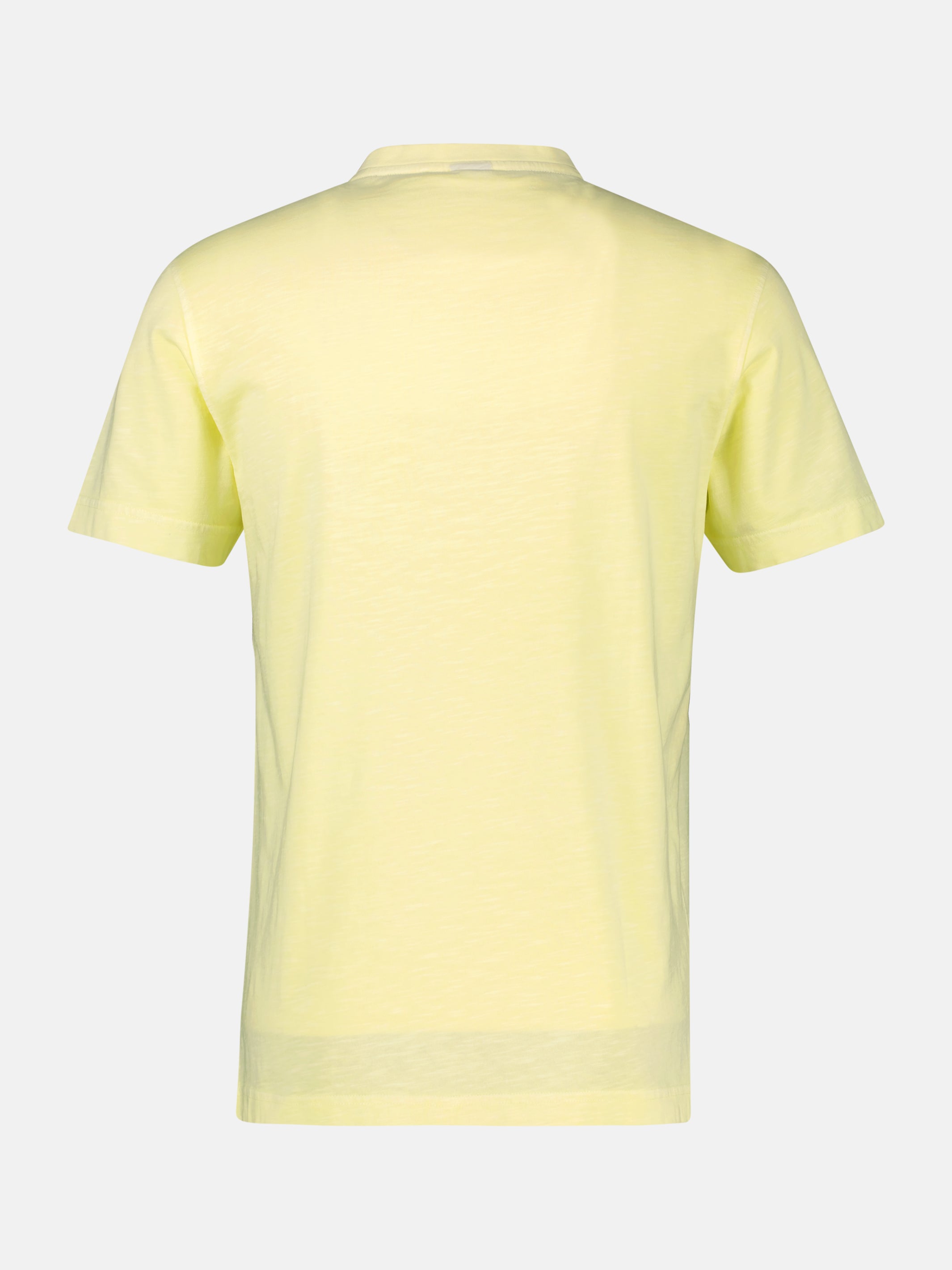 T-Shirt mit sportlichem V-Ausschnitt aus reiner Baumwolle - T-Shirt Rundhals