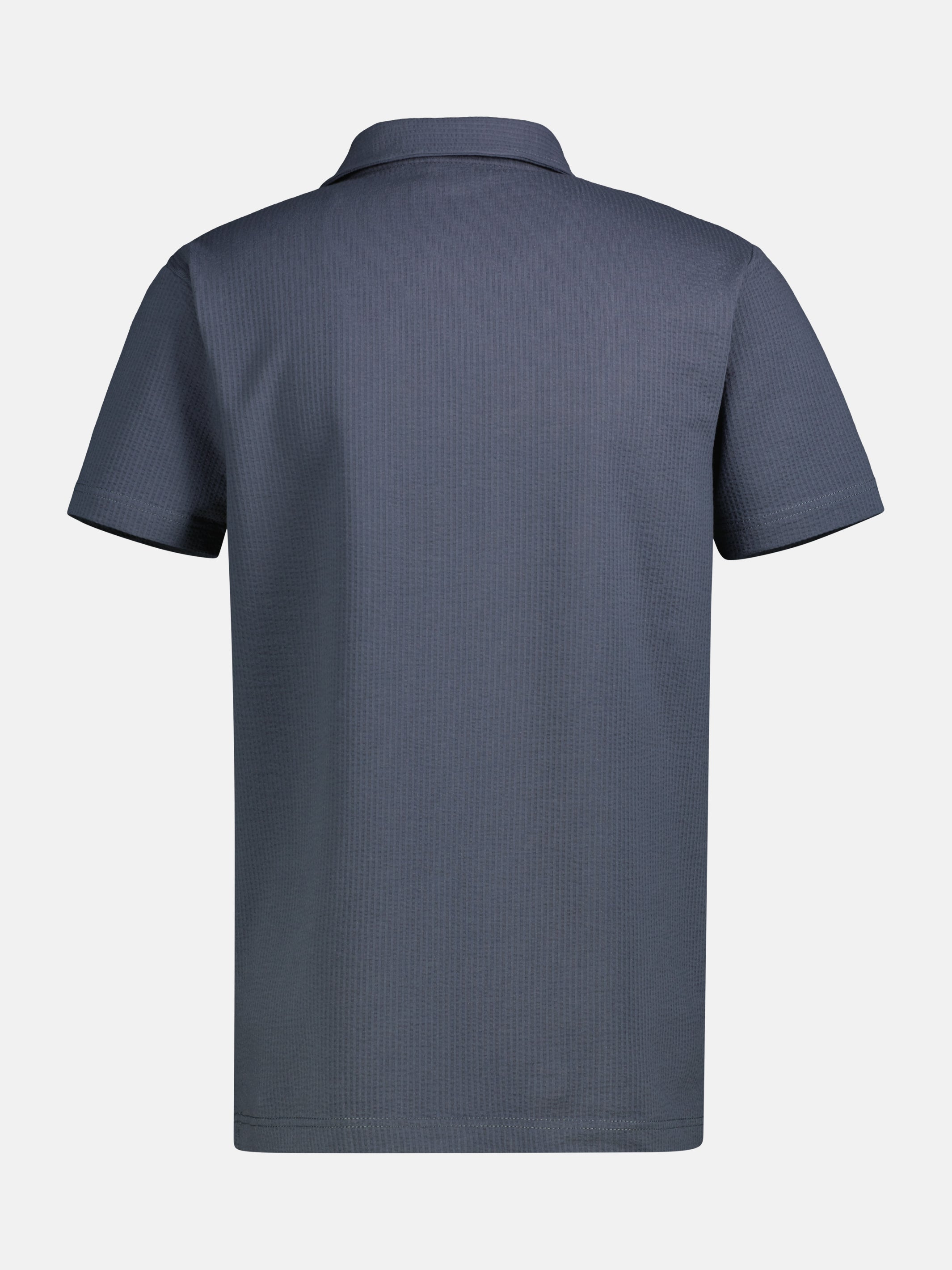 Poloshirt in weicher Seersucker-Qualität - Polo Shirt Kurzarm