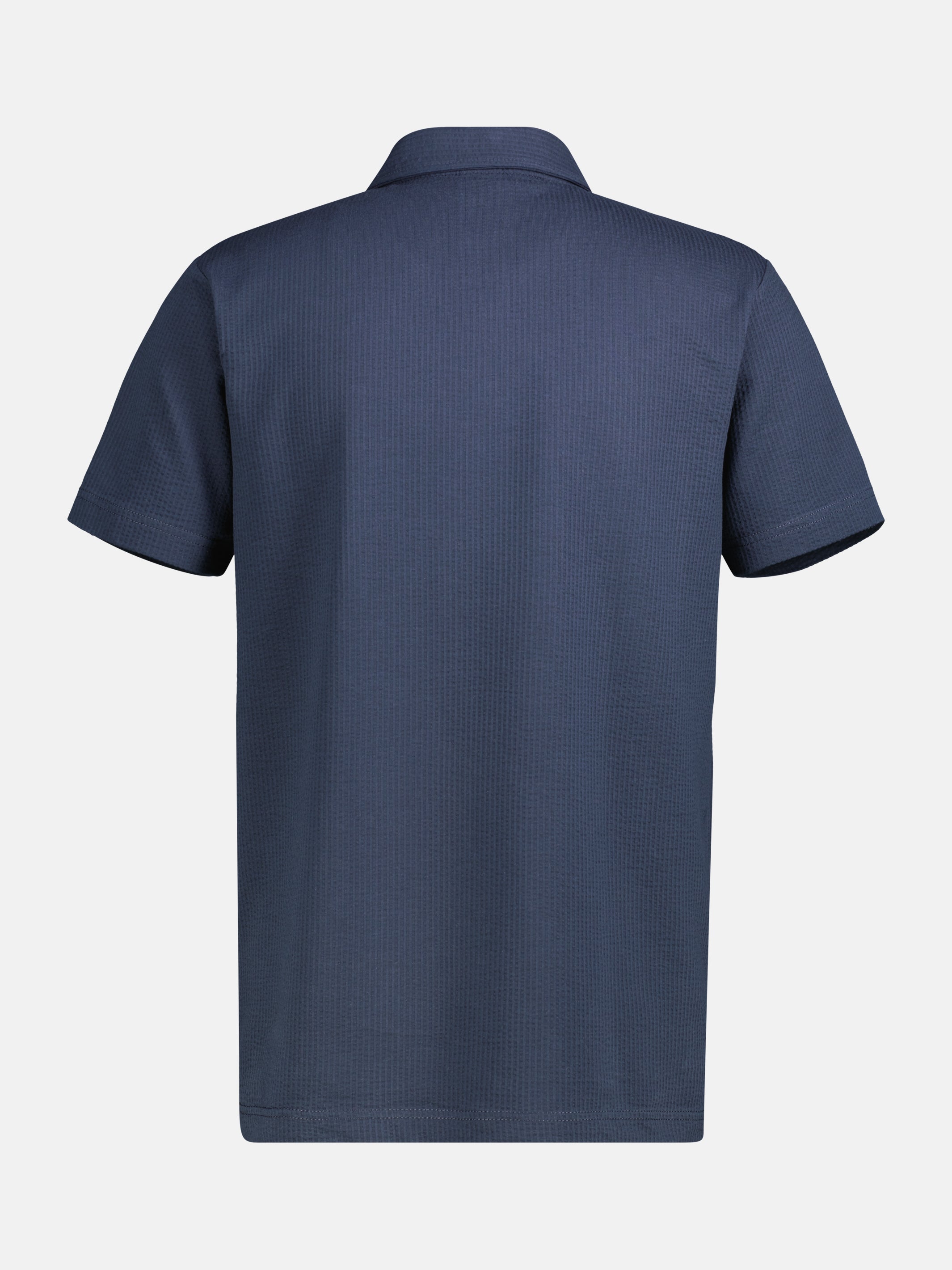 Poloshirt in weicher Seersucker-Qualität - Polo Shirt Kurzarm