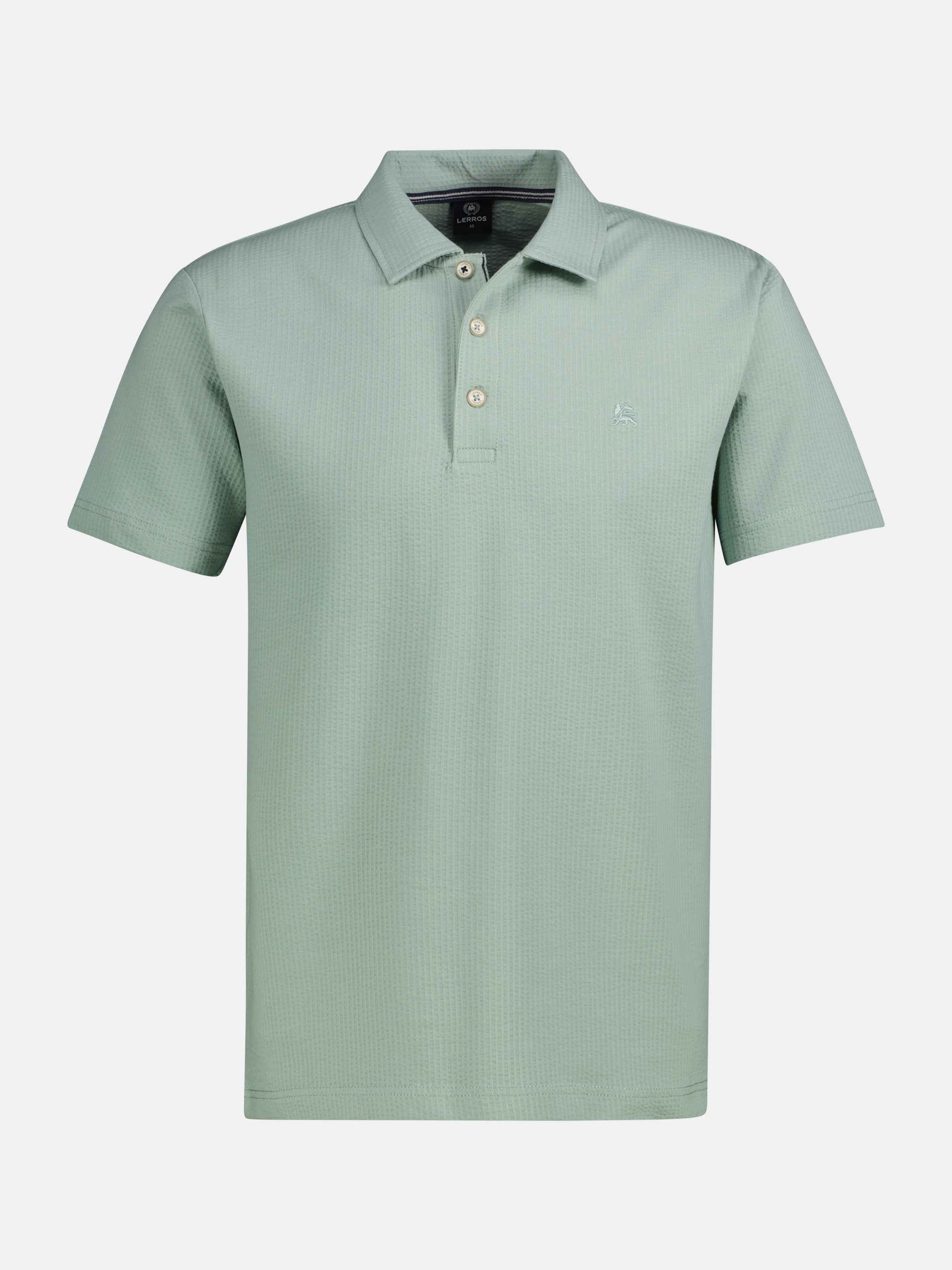 Poloshirt in weicher Seersucker-Qualität - Polo Shirt Kurzarm