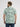 Poloshirt mit Print und Flachstrickkragen, große Größen - Polo Shirt Kurzarm