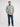 Poloshirt mit Print und Flachstrickkragen, große Größen - Polo Shirt Kurzarm