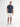 Poloshirt mit floralem Allover-Print und Flachstrickkragen - Polo Shirt Kurzarm