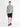 Poloshirt mit floralem Allover-Print und Flachstrickkragen - Polo Shirt Kurzarm
