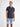 Modernes Poloshirt mit Jaquard-Muster und knopflosem Kragen - Polo Shirt Kurzarm