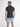Modernes Poloshirt mit Jaquard-Muster und knopflosem Kragen - Polo Shirt Kurzarm