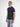 Modernes Poloshirt mit Jaquard-Muster und knopflosem Kragen - Polo Shirt Kurzarm