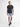 Modernes Poloshirt mit Jaquard-Muster und knopflosem Kragen - Polo Shirt Kurzarm