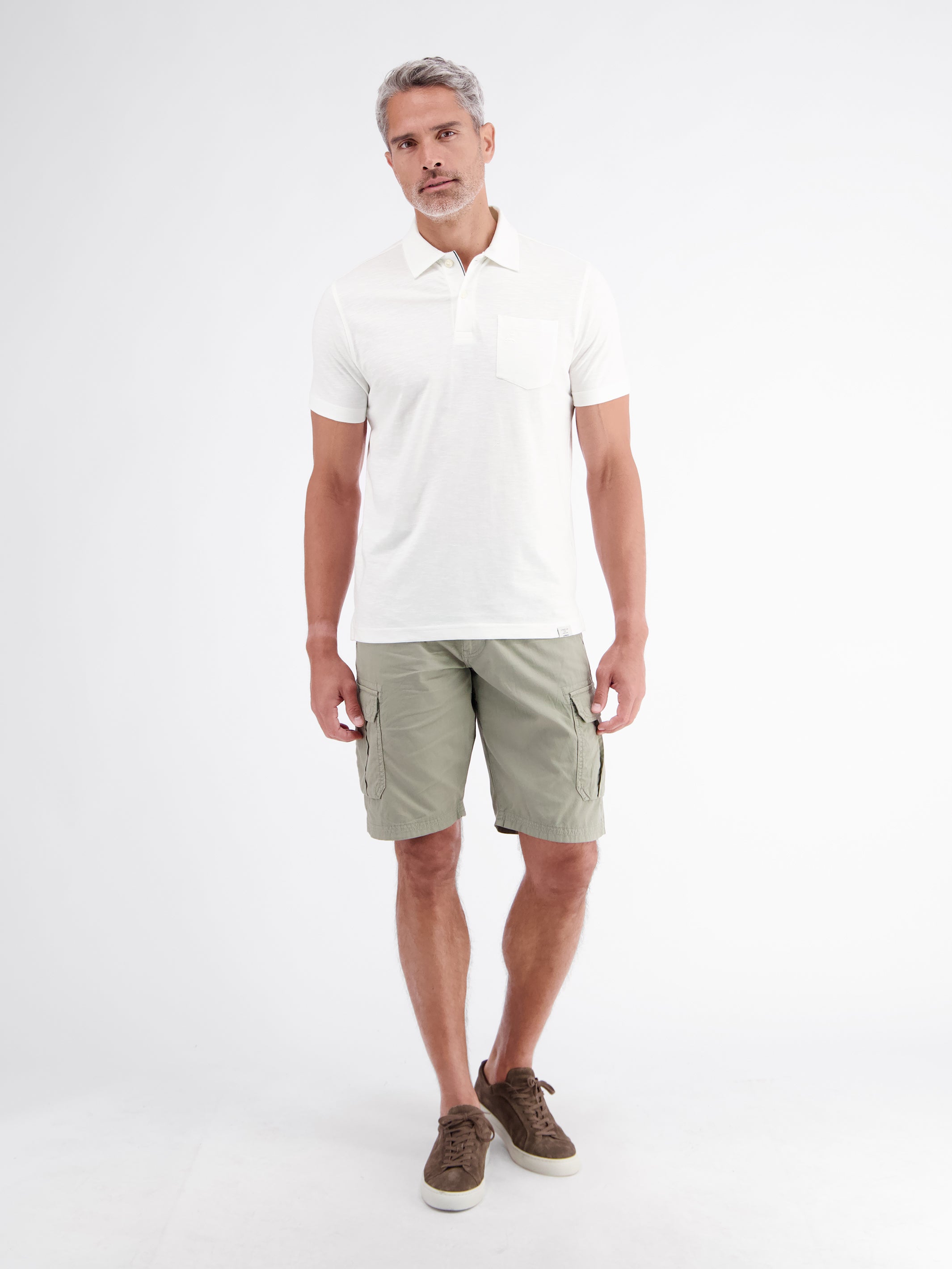Polo in Jersey-Qualität mit Brusttasche aus reiner Baumwolle