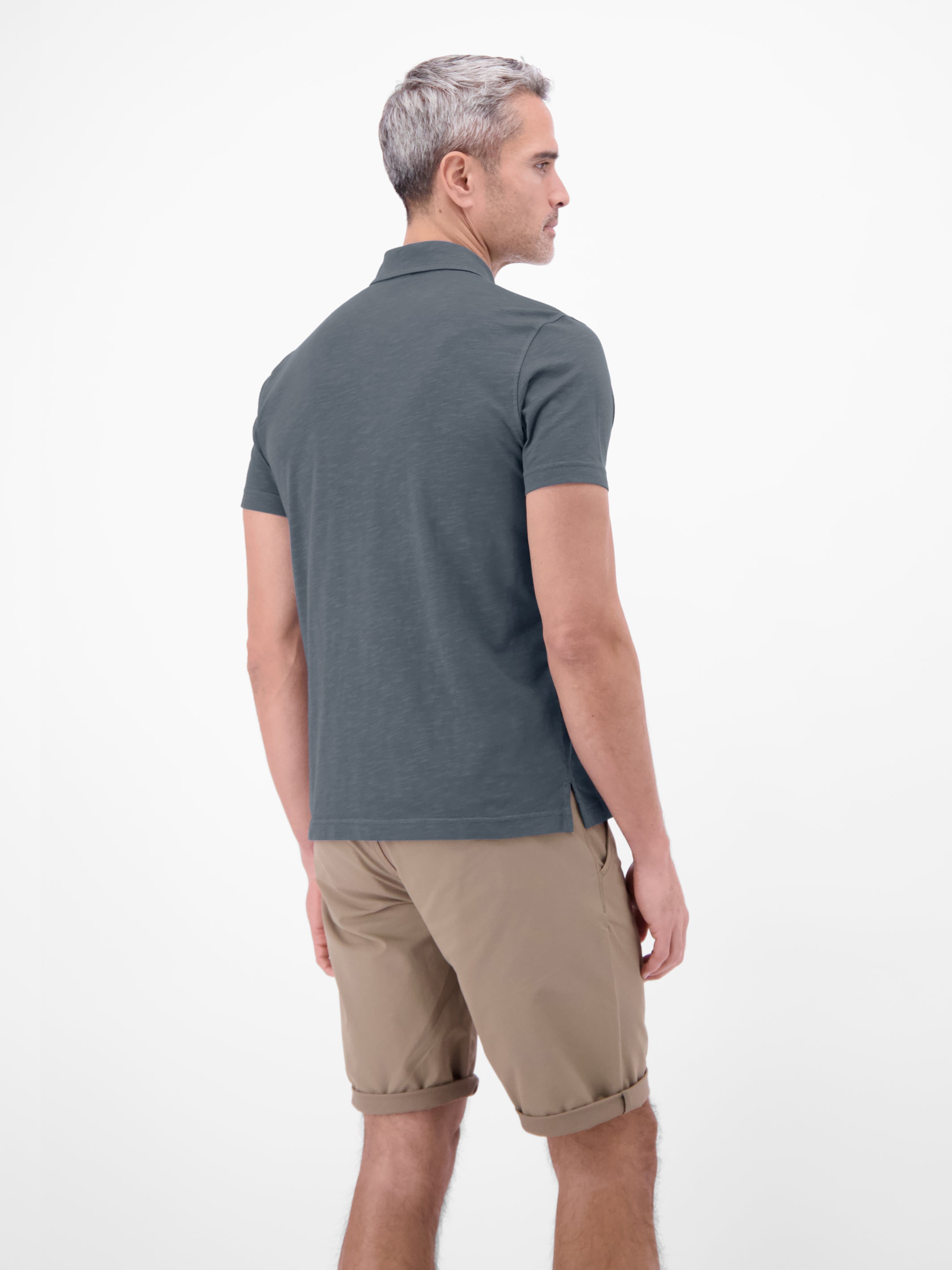 Polo in Jersey-Qualität mit Brusttasche aus reiner Baumwolle - Polo Shirt Kurzarm