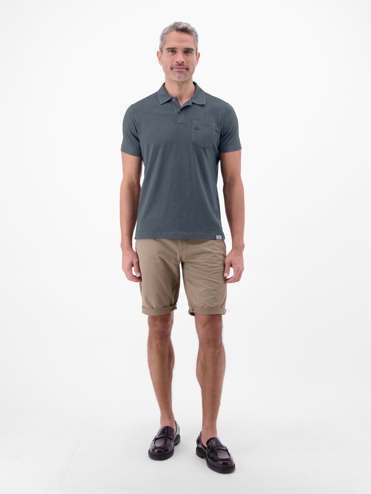 Polo in Jersey-Qualität mit Brusttasche aus reiner Baumwolle - Polo Shirt Kurzarm
