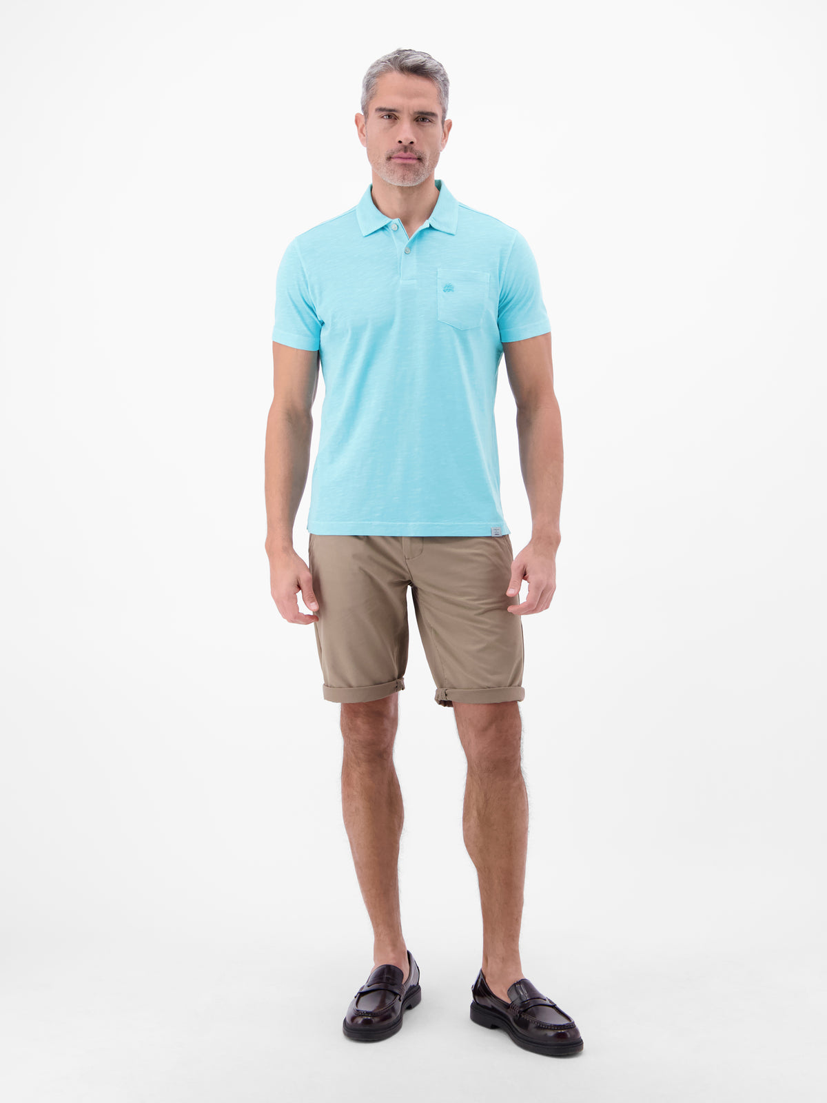 Polo in Jersey-Qualität mit Brusttasche aus reiner Baumwolle - Polo Shirt Kurzarm
