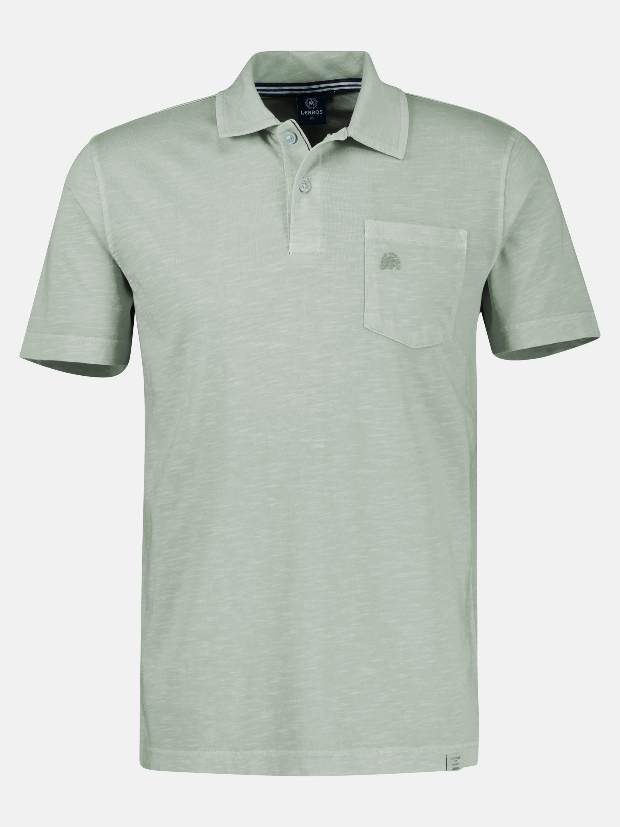 Polo in Jersey-Qualität mit Brusttasche aus reiner Baumwolle - Polo Shirt Kurzarm