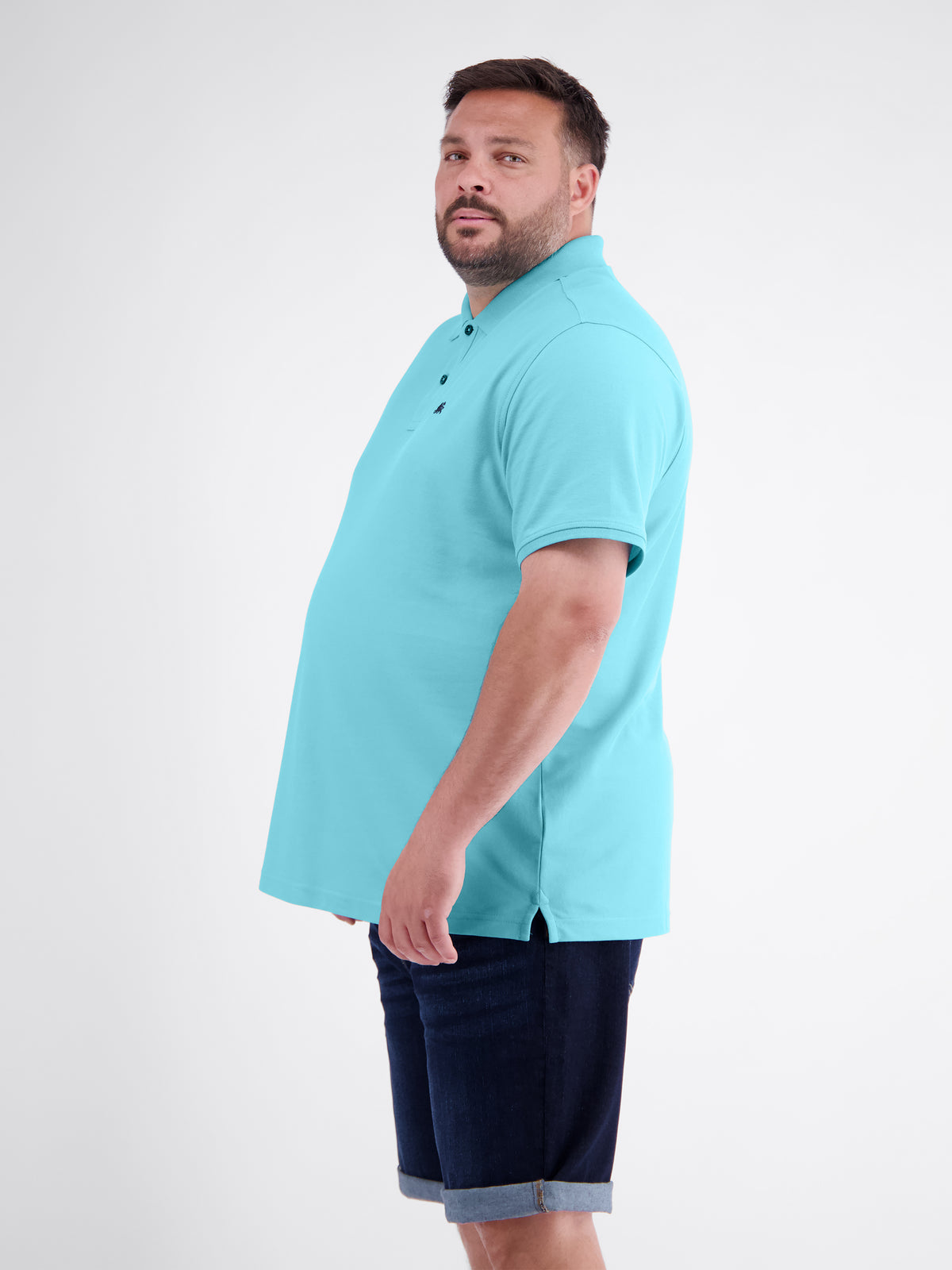 Polo shirt in Cool & Dry pique quality, plus sizes